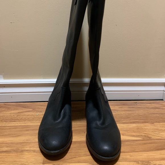 Frye & co. black leather tall boots - Picture 3 of 4